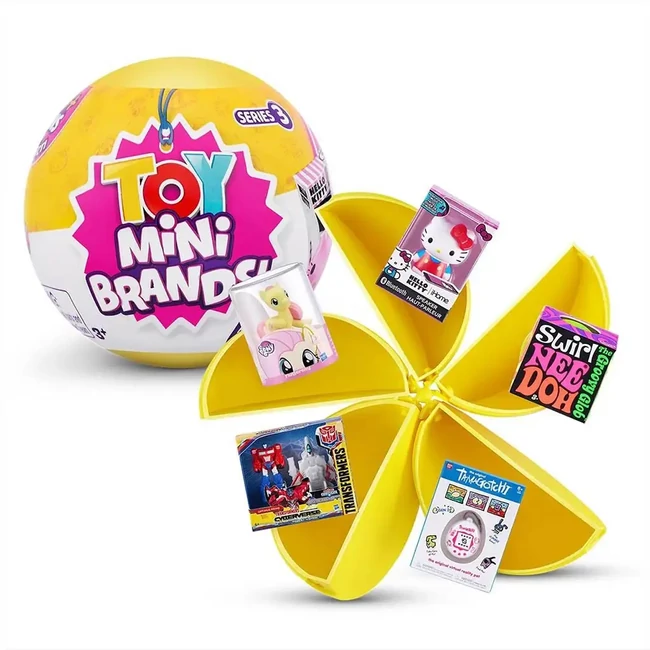 Toy Mini Brands: Mini játékok 5 db-os meglepetés csomag 3. széria