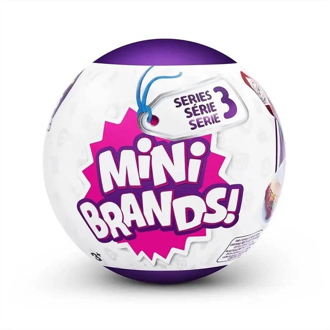 Mini Brands: Mini világmárkák 5 db-os meglepetés csomag 3. széria
