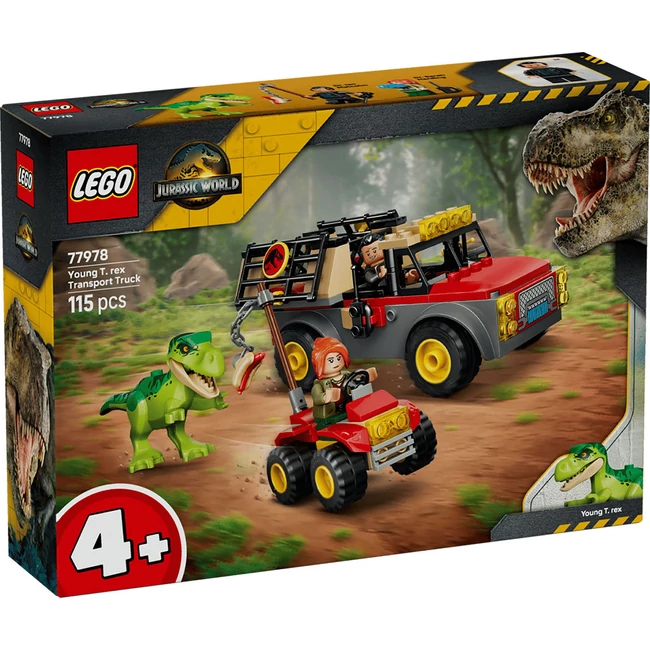 LEGO® Jurassic World™: Fiatal T-Rexet szállító teherautó (77978)