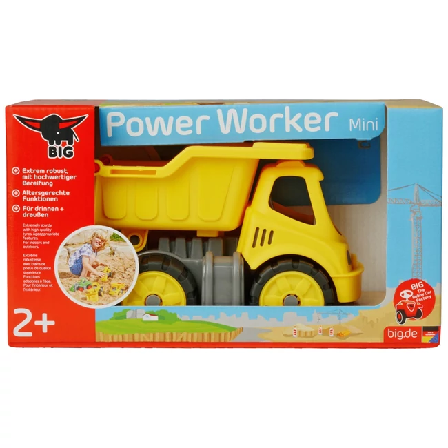 BIG Power Worker Mini billenős dömper teherautó - Simba Toys