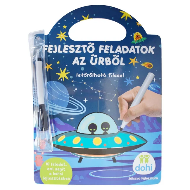 Fejlesztő feladatok az űrből letörölhető filccel – D-Toys