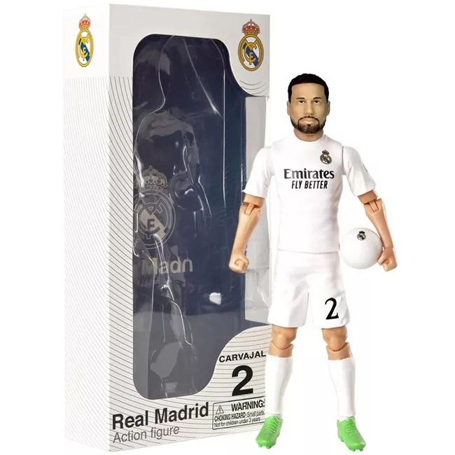 Focista akciófigura, 20 cm - Real Madrid, Carvajal 2-es mezben