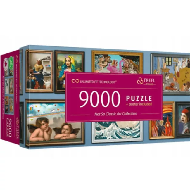 Nem annyira klasszikus művészeti gyűjtemény 9000 db-os UFT puzzle – Trefl
