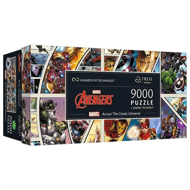 Marvel a képregény univerzumon át 9000 db-os puzzle – Trefl