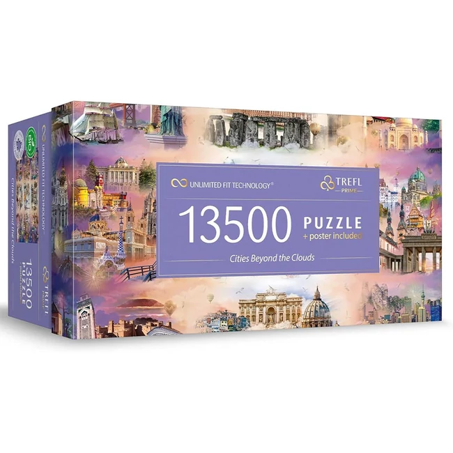 Városok a felhők között 13500 db-os UFT puzzle – Trefl