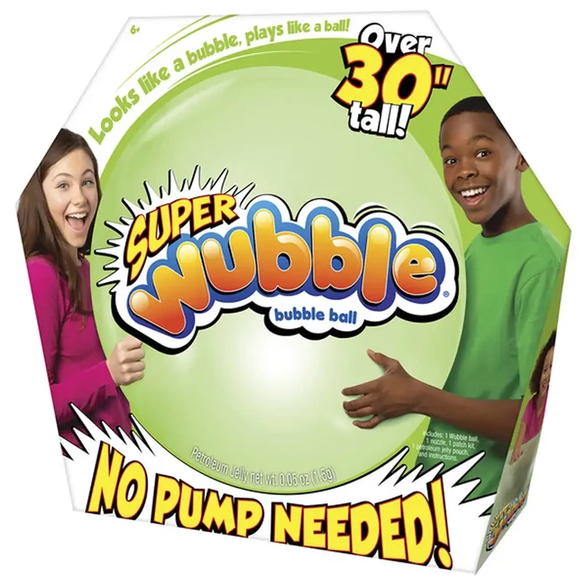 Super Wubble buboréklabda zöld színben 75 cm