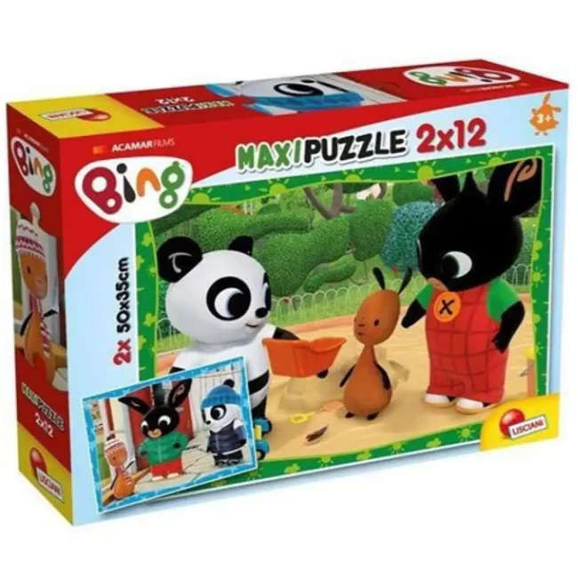 Bing és barátai: Télen-nyáron 2×12 db-os maxi puzzle