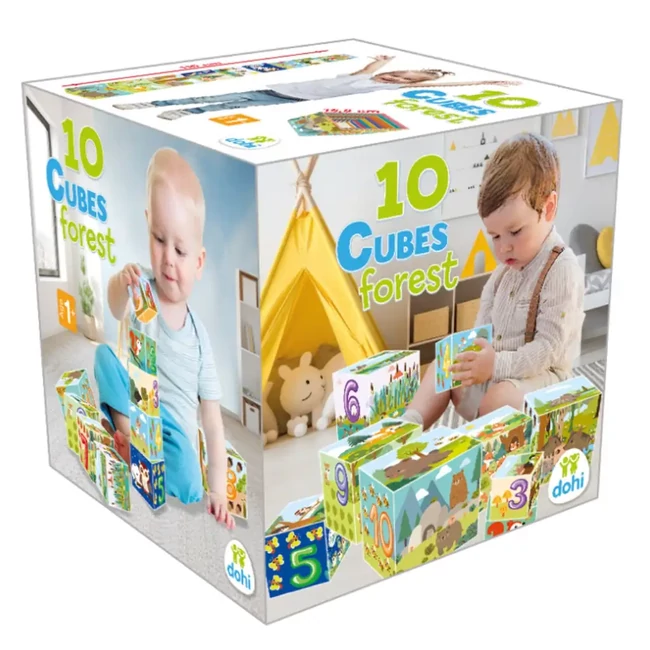10 Cube Kockarakosgató játék – Erdő