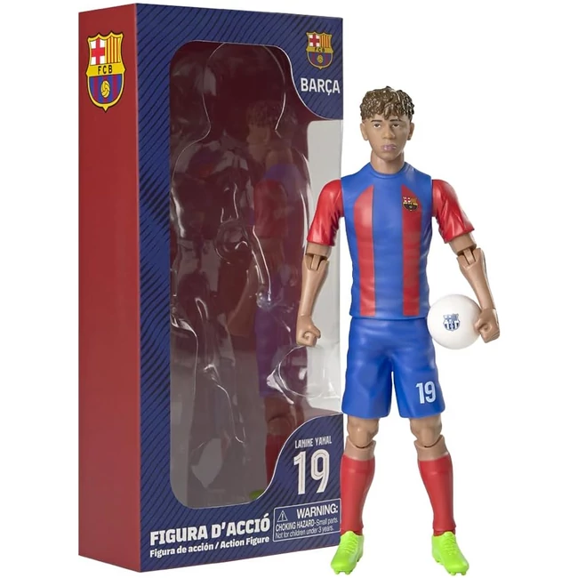 Focista akciófigura, 20 cm – FC Barcelona, Lamine Yamal 19-es mezben