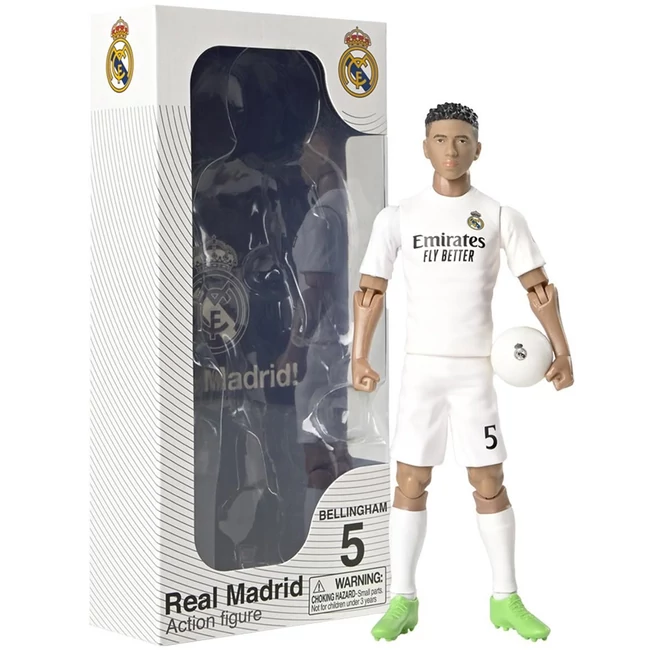 Focista akciófigura, 20 cm – Real Madrid, Bellingham 5-ös mezben