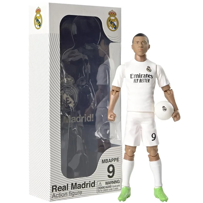 Focista akciófigura, 20 cm – Real Madrid, Mbappé 9-es mezben