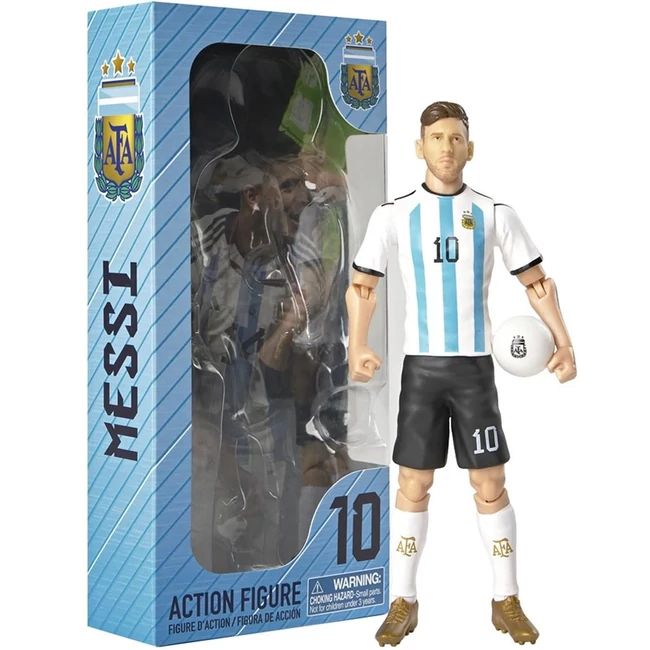 Focista akciófigura, 20 cm – Argentina, Messi 10-es mezben