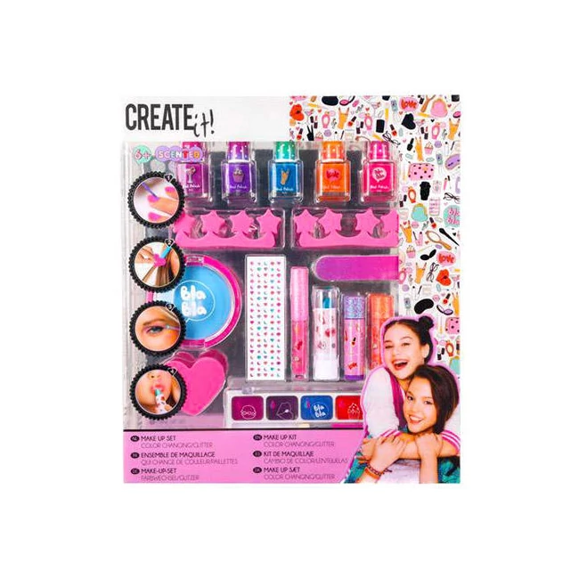 Canenco: Create it! Színváltós, csillámos Make-Up szett