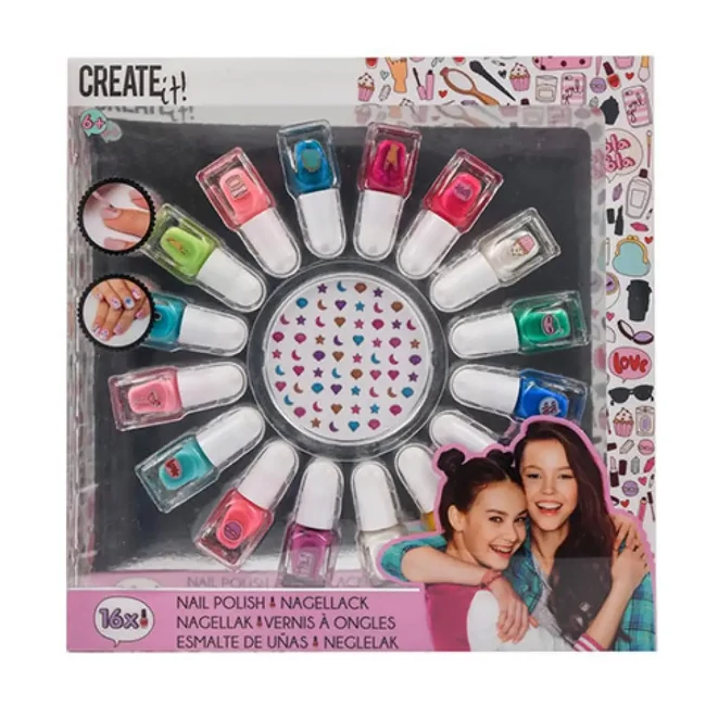 Canenco: Create it! Sellő körömlakk 16 db-os szett