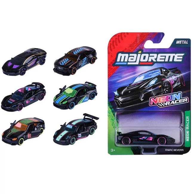 Majorette: Neon Racer gyűjthető kisautó 1/64 1 db – Simba Toys