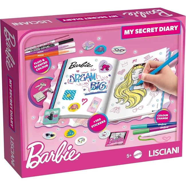 Barbie: Titkos napló lakattal - Lisciani