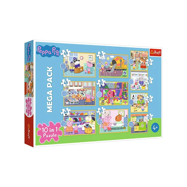 Peppa malac 10 az 1-ben puzzle – Trefl
