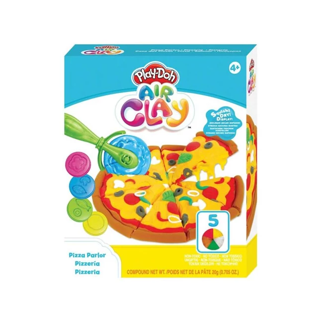 Play-Doh: Air Clay levegőre száradó gyurma szett – pizza készítés