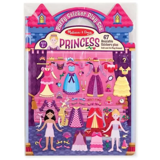 Hercegnő pufi matrica készlet – Melissa & Doug