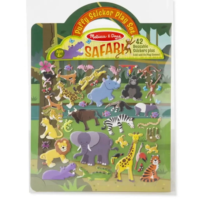 Szafari pufi matrica készlet – Melissa & Doug