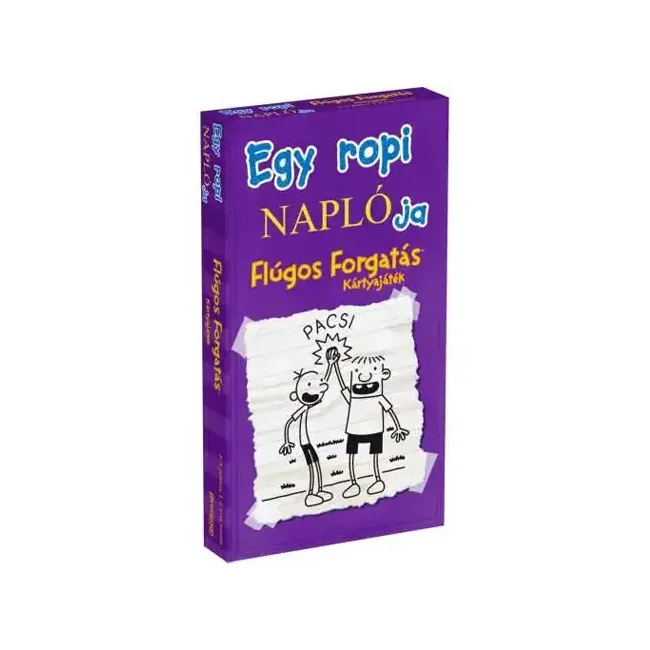 Egy ropi naplója – Flúgos Forgatás kártyajáték