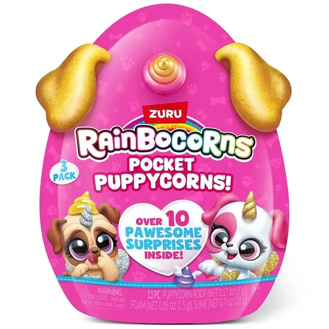 Rainbocorns: Pocket Puppycorn meglepetés kutyus többféle változatban 1 db