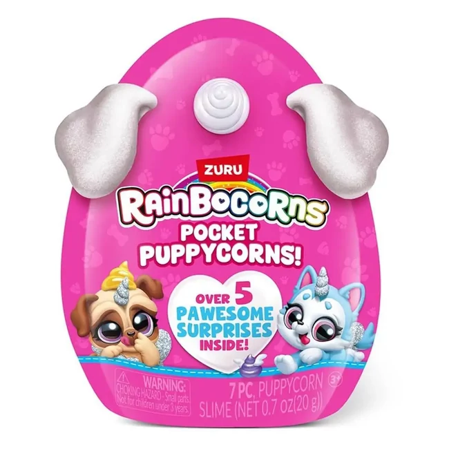 Rainbocorns: Pocket Puppycorn meglepetés kutya többféle változatban 1 db
