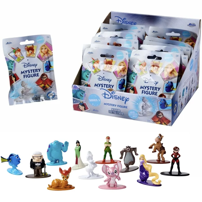 Disney meglepetés nano metálfigurák 1 db 3. széria – Jada Toys