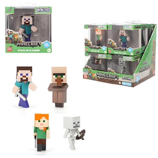 Minecraft Metalfigs 6,5 cm-es fém figura 1 db – Simba Toys