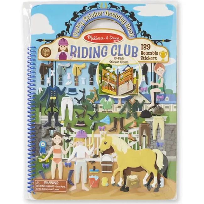 Lovas klub pufi matrica készlet – Melissa & Doug
