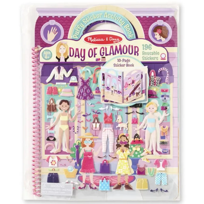 Glamour pufi matrica készlet – Melissa & Doug