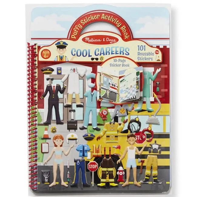 Foglalkozások pufi matrica készlet – Melissa & Doug