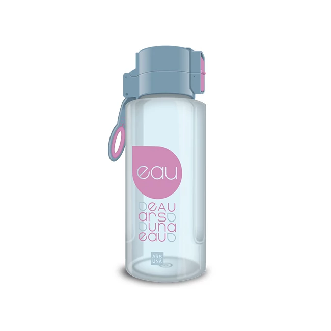 Ars Una szürke-rózsaszín kulacs 650ml