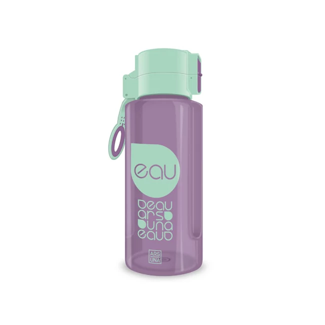 Pasztell zöld-lila kulacs 650ml