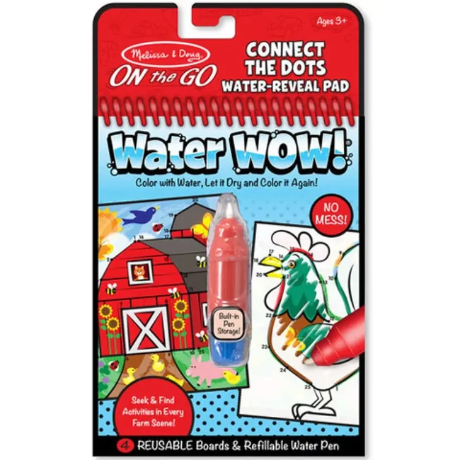 Farm rajzolás vízzel és szám összekötős kreatív játék – Melissa & Doug