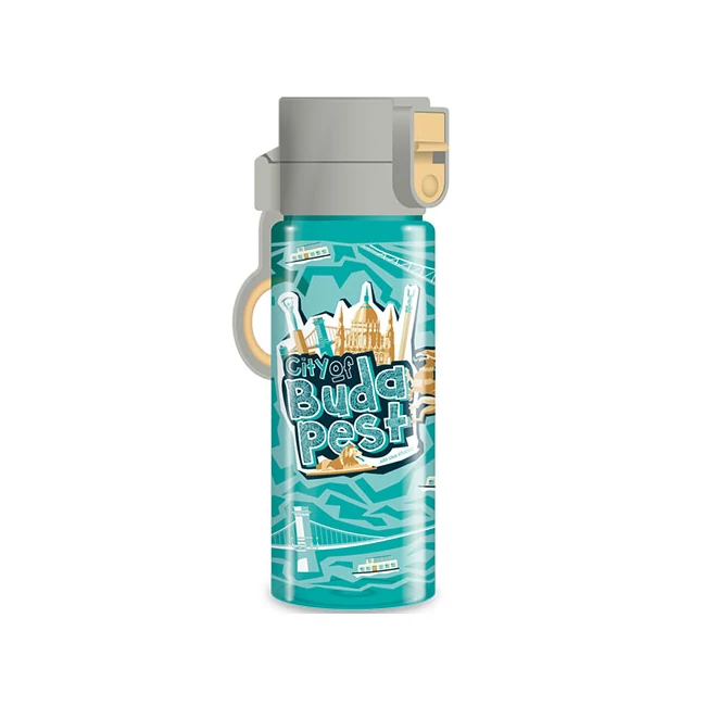 City of Budapest világoskék kulacs 475ml