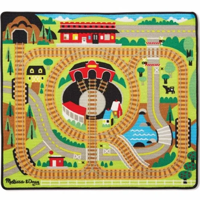 Vasúti játszószőnyeg vonattal – Melissa & Doug