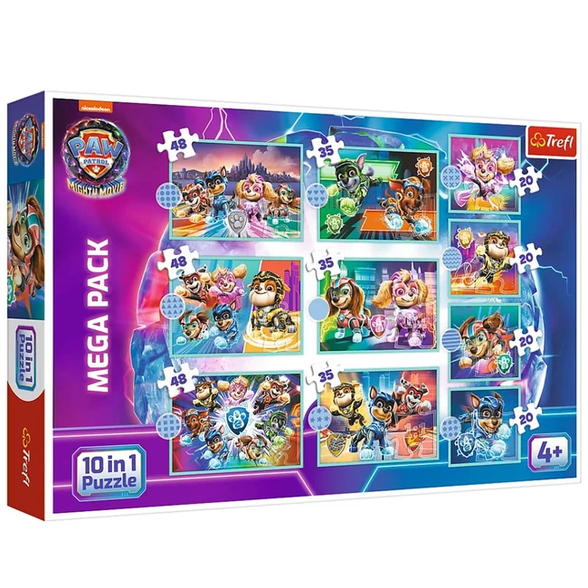 Mancs Őrjárat: A hős kiskutyák 10 az 1-ben puzzle szett – Trefl