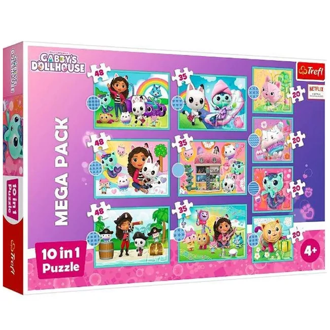 Gabi babaháza 10 az 1-ben puzzle szett – Trefl
