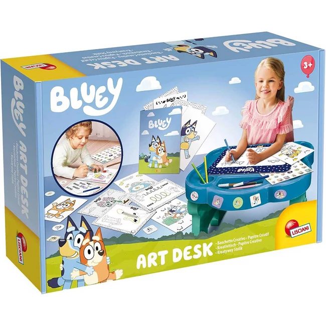 Bluey Art Desk rajzóló játékszett - Lisciani
