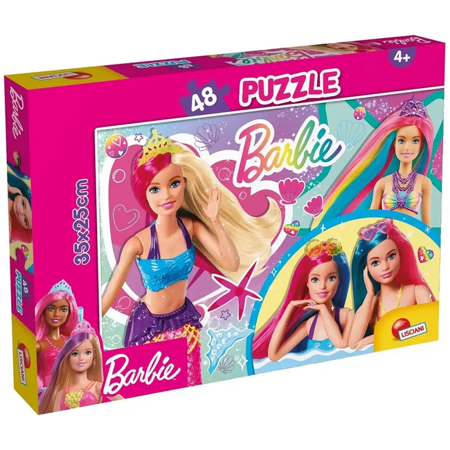 Barbie mágikus sellő barátok 48 db-os puzzle 35×25 cm – Lisciani