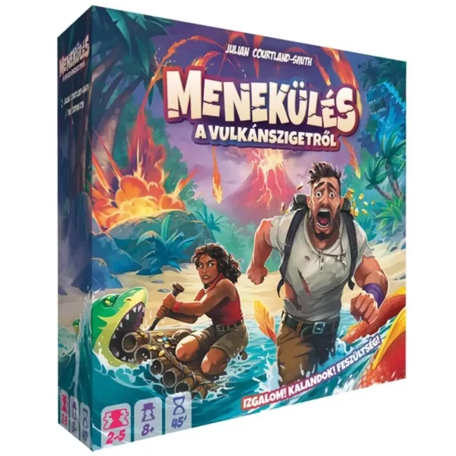 Menekülés a vulkánszigetről társasjáték