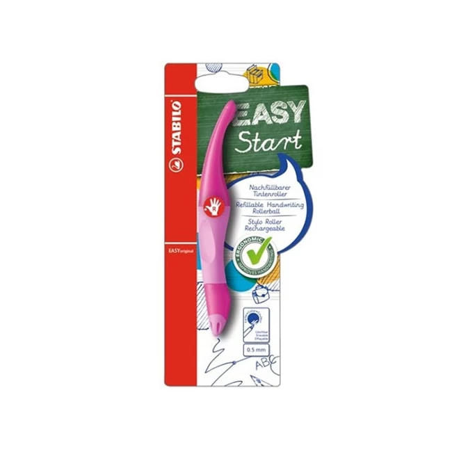 Stabilo: EASYoriginal Start ergonomikus jobbkezes pink rollertoll