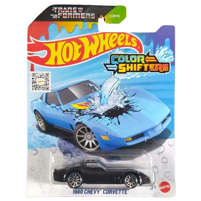 Hot Wheels: 1980 Chevy Corvette színváltós kisautó 1/64 – Mattel