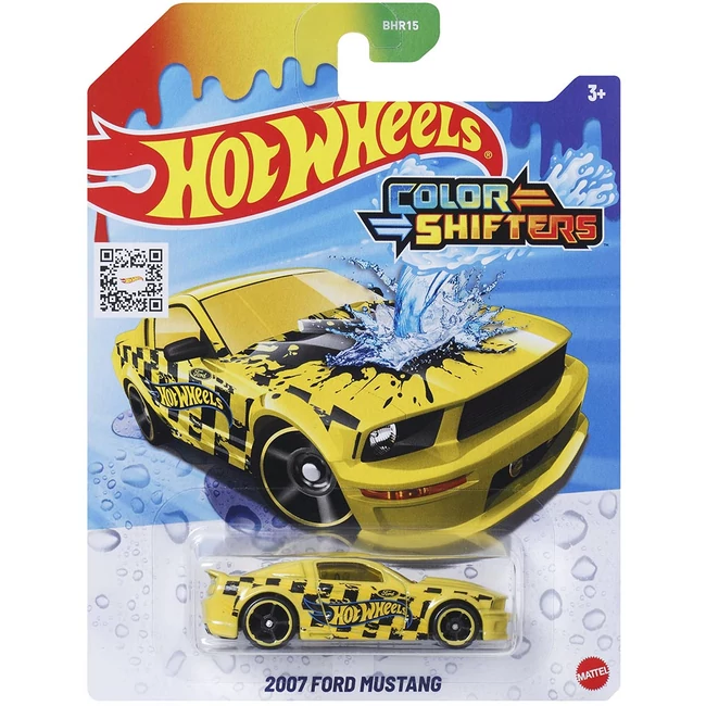 Hot Wheels: 2007 Ford Mustang színváltós kisautó 1/64 – Mattel