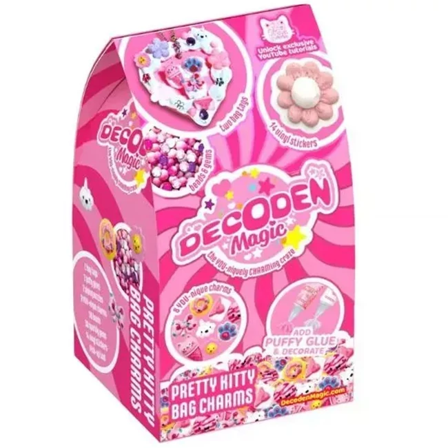 Decoden Magic – Varázsdekor: cicás táskadísz