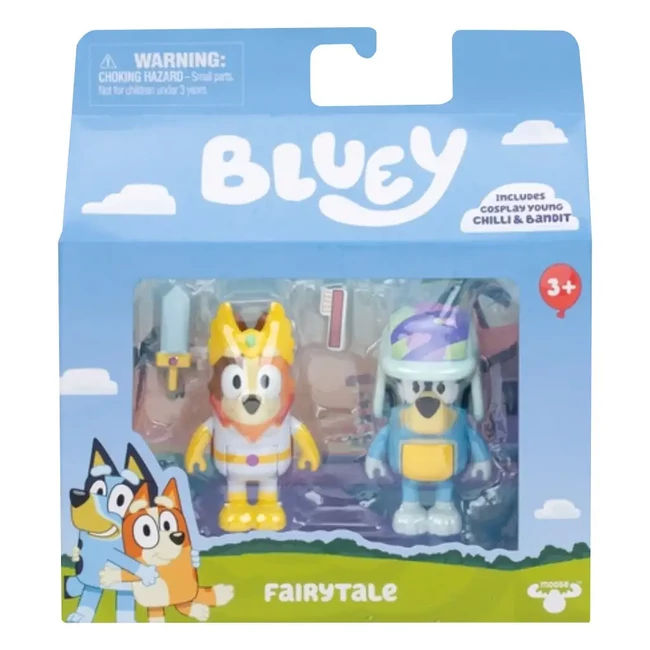 Bluey: Chilli és Bandit Tündérmese 2 db-os figura szett