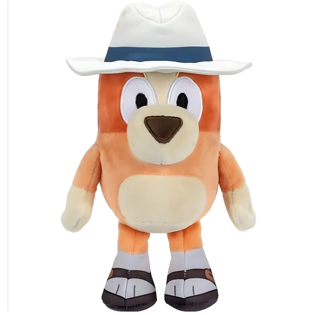 Bluey: Bingo kalapban plüssfigura 20 cm