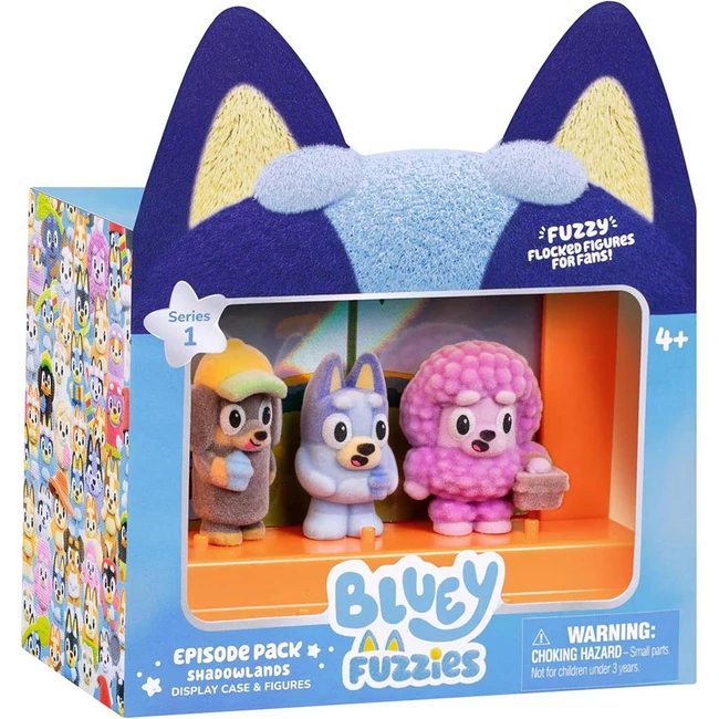 Bluey Fuzzies Epizód 3 db-os szett – Árnyvidék