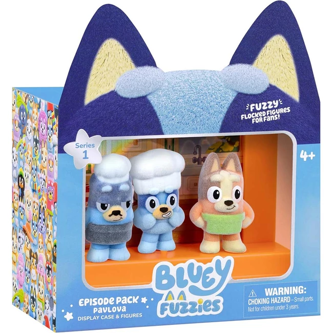 Bluey Fuzzies Epizód 3 db-os szett – Pavlova